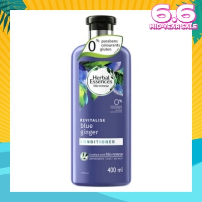 HERBAL ESSENCES bio:renew Revitalise Blue Ginger & Micellar Conditioner 400 ml 