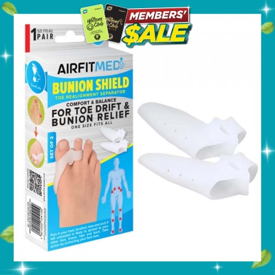 AF MEDI Realignment Separator Bunion Shield Toe Set (For Toe Drift & Bunion Relief) 1s image