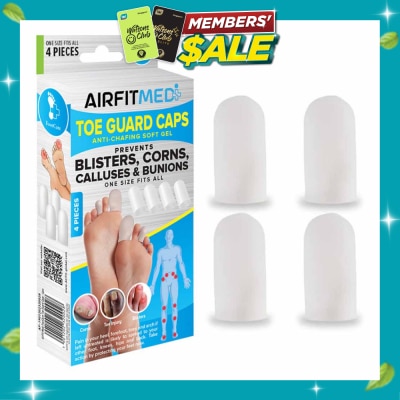 AF MEDI Anti Chafing Soft Gel Toe Guard Cap (To Prevents Blisters, Corns, Calluses & Bunions) 4s image