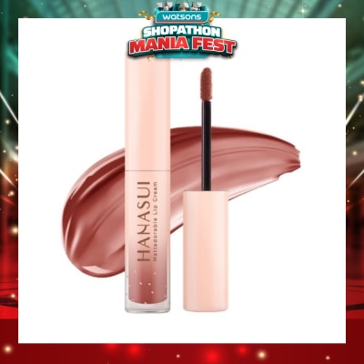 HANASUI - Mattedorable Lip Cream (12 Amaze), Long Lasting, Lightweight, Non Drying 4g (Expiry: Feb`2027)