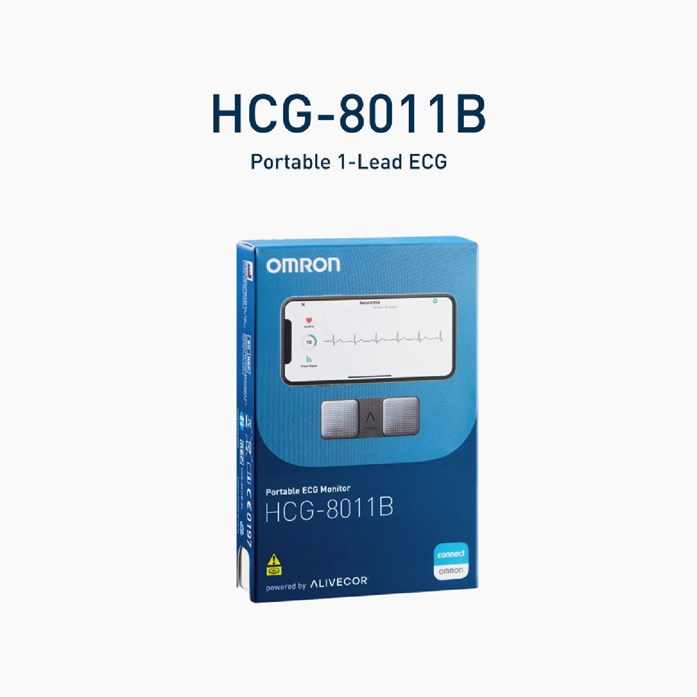 Portable ECG Heart Rate Monitor HCG-8011B 1s image