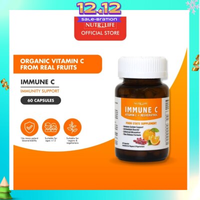 NUTRILIFE Immune C Vitamin C + Resveratrol 60 Caps