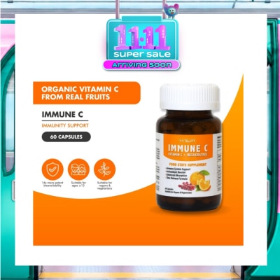 NUTRILIFE Immune C Vitamin C + Resveratrol 60 Caps image
