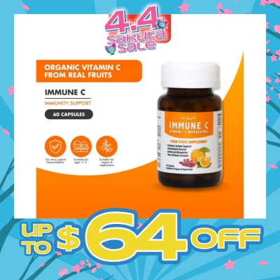 NUTRILIFE - Immune C Vitamin C + Resveratrol 60 Caps
