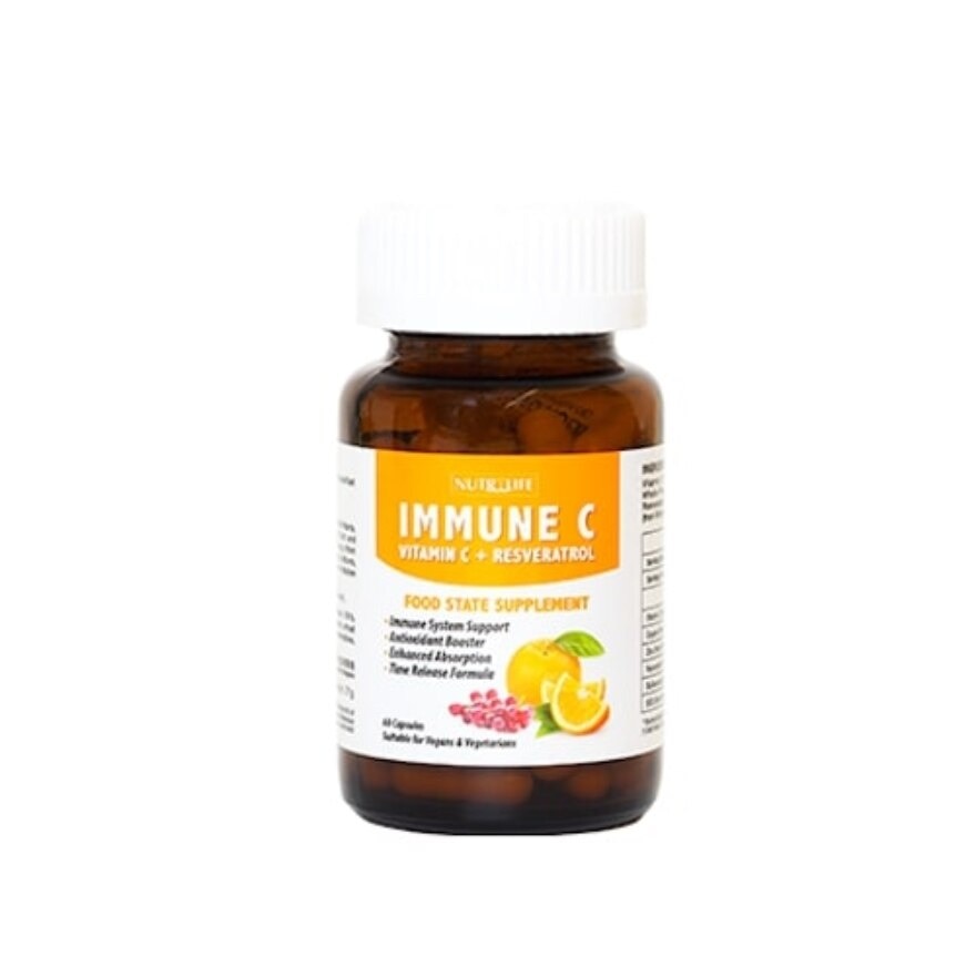 Immune C Vitamin C + Resveratrol 60 Caps