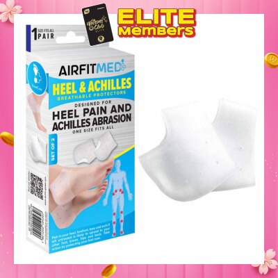 AIRFIT MEDI Breathable Protectors Heel & Achilles Set (For Heel Pain & Achilles Abrasion) 1s