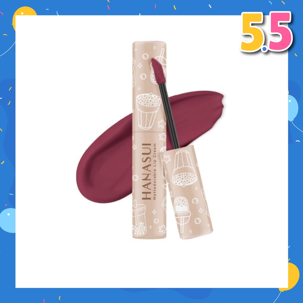 Mattedorable Lip Cream (01 Forest Berry), Long Lasting, Lightweight, Non Drying 4g