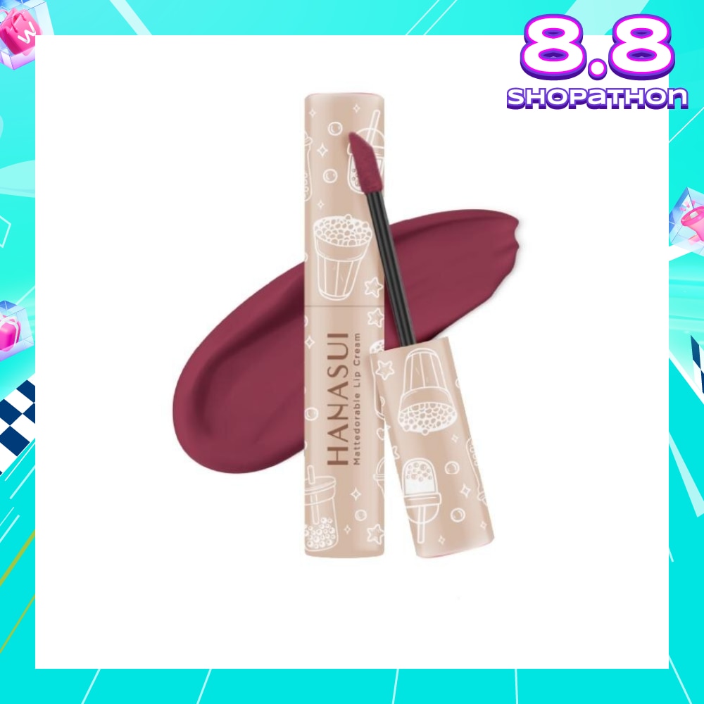 Mattedorable Lip Cream (01 Forest Berry), Long Lasting, Lightweight, Non Drying 4g