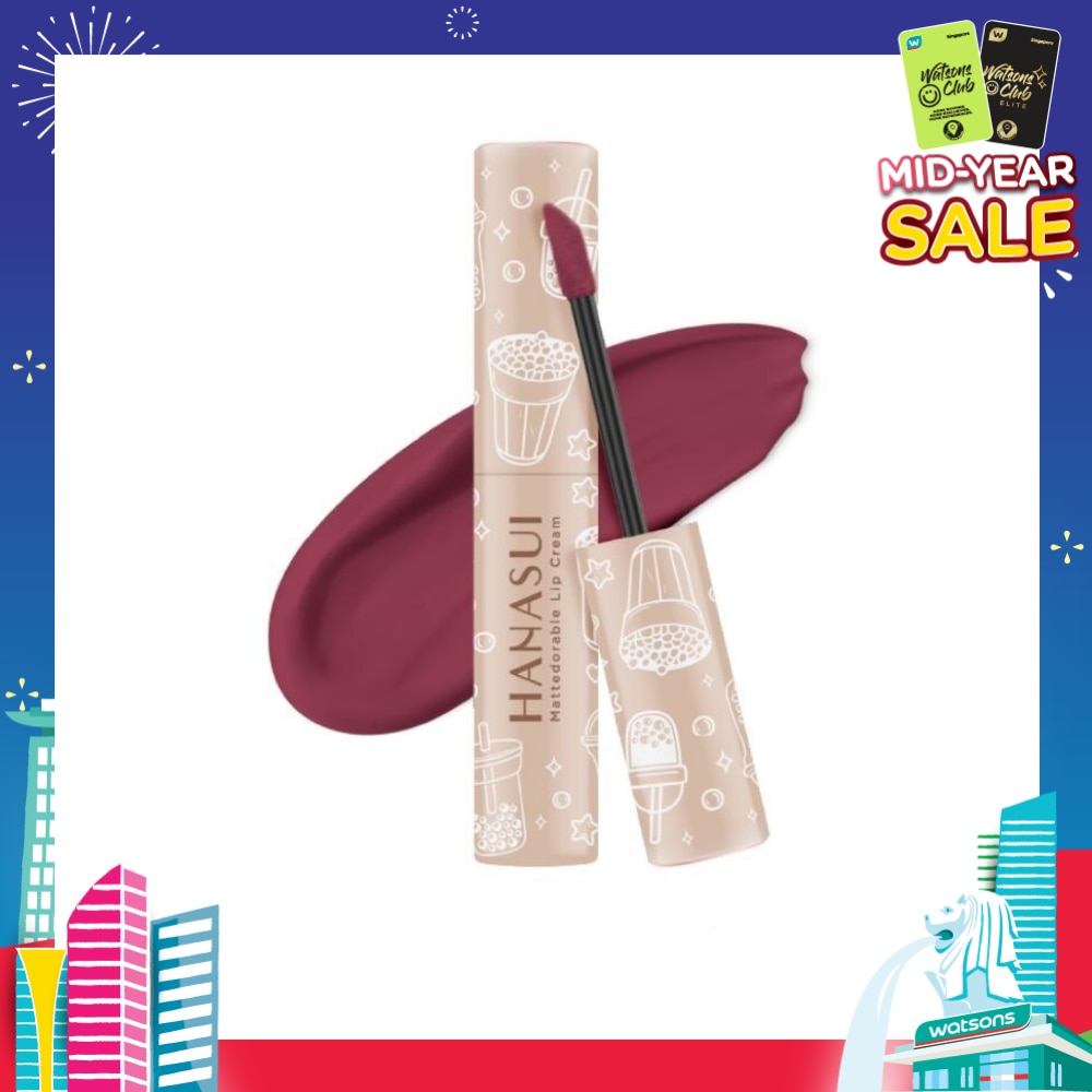 Mattedorable Lip Cream (01 Forest Berry), Long Lasting, Lightweight, Non Drying 4g