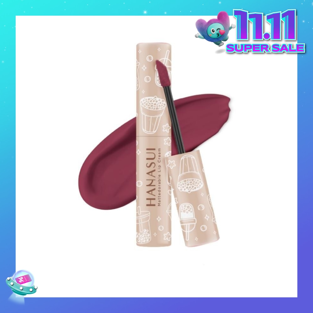 Mattedorable Lip Cream (01 Forest Berry), Long Lasting, Lightweight, Non Drying 4g
