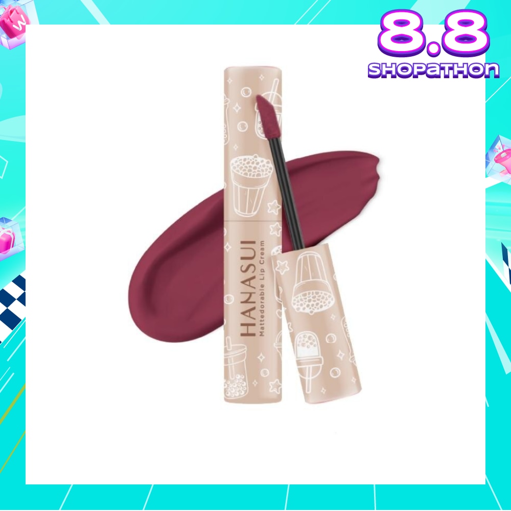 Mattedorable Lip Cream (01 Forest Berry), Long Lasting, Lightweight, Non Drying 4g