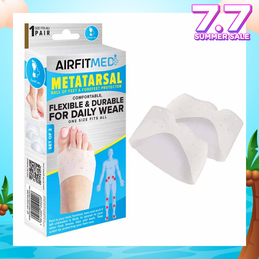 Metatarsal Ball Of Feet & Forefeet Protector Set (For Daily Wear) 1s
