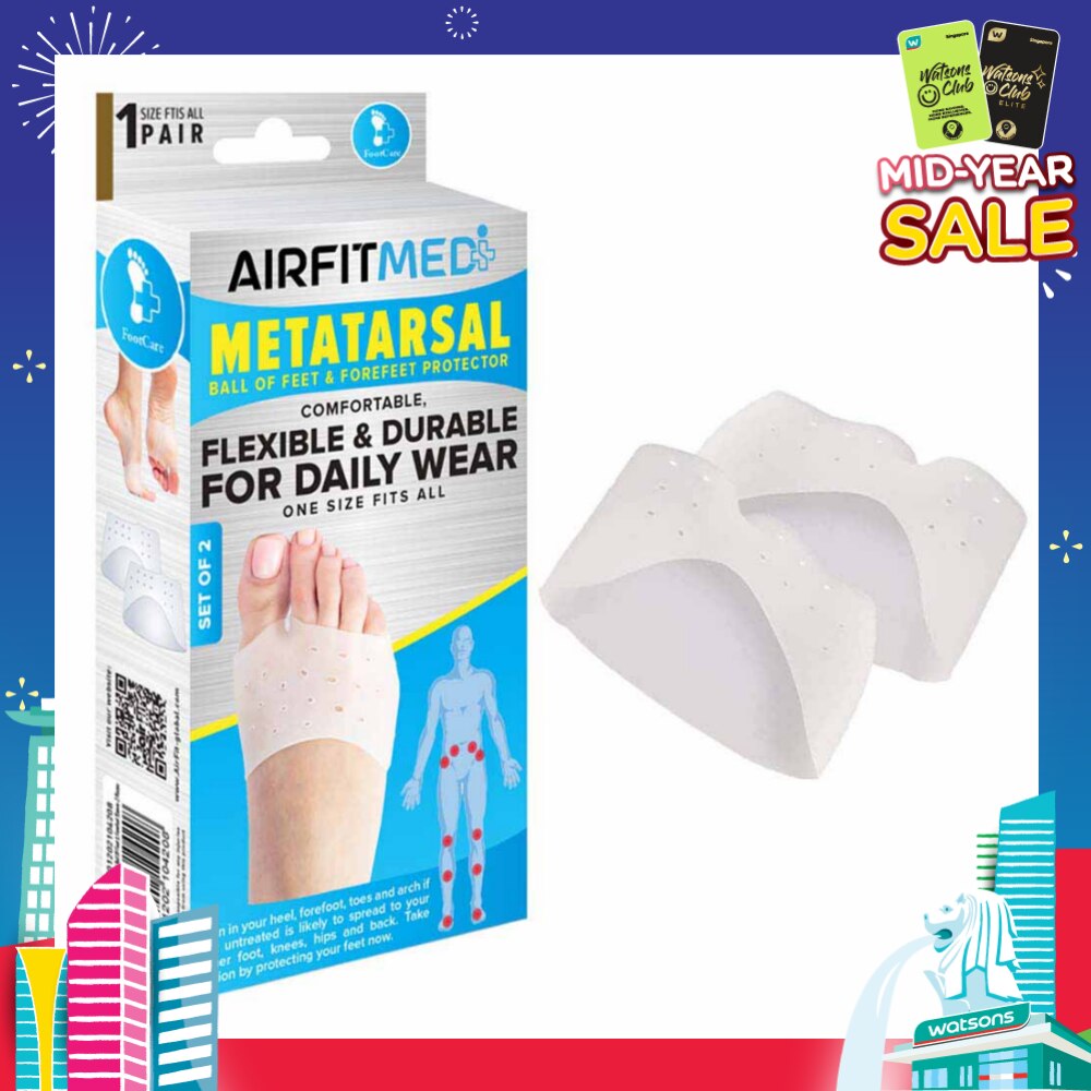 Metatarsal Ball Of Feet & Forefeet Protector Set (For Daily Wear) 1s