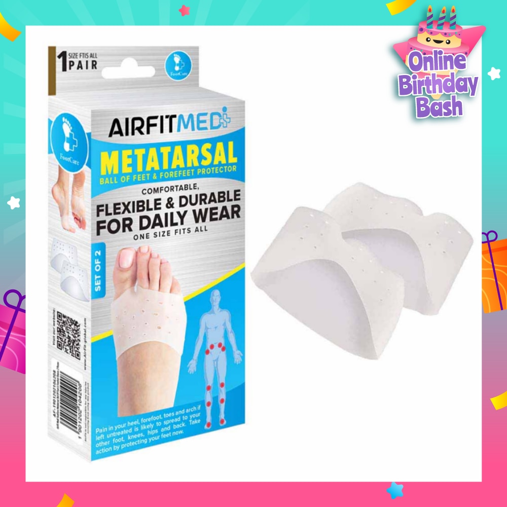 Metatarsal Ball Of Feet & Forefeet Protector Set (For Daily Wear) 1s