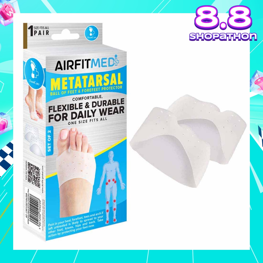 Metatarsal Ball Of Feet & Forefeet Protector Set (For Daily Wear) 1s