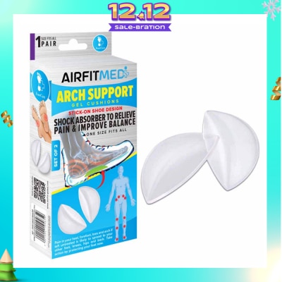 AIRFIT MEDI Gel Cushions Arch Support Set (To Relieve Pain & Improve Balance) 1s