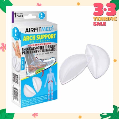 AIRFIT MEDI Gel Cushions Arch Support Set (To Relieve Pain & Improve Balance) 1s