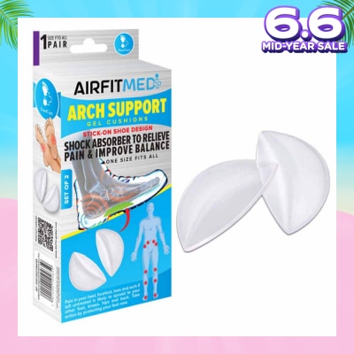 AIRFIT MEDI Gel Cushions Arch Support Set (To Relieve Pain & Improve Balance) 1s
