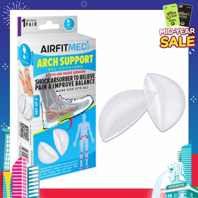 AIRFIT MEDI Gel Cushions Arch Support Set (To Relieve Pain & Improve Balance) 1s