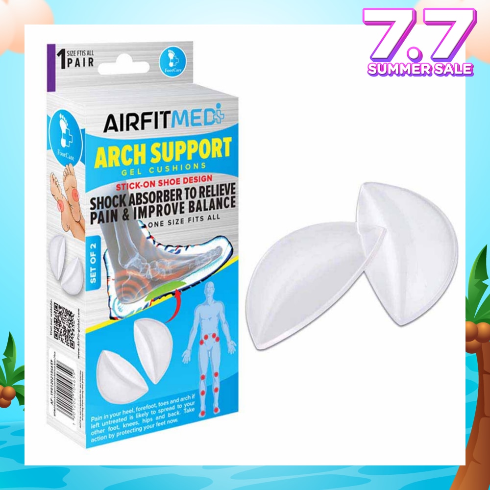 Gel Cushions Arch Support Set (To Relieve Pain & Improve Balance) 1s