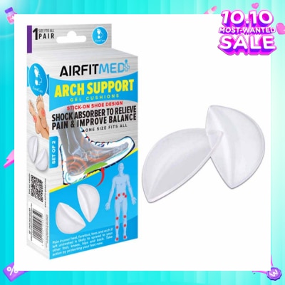 AIRFIT MEDI Gel Cushions Arch Support Set (To Relieve Pain & Improve Balance) 1s