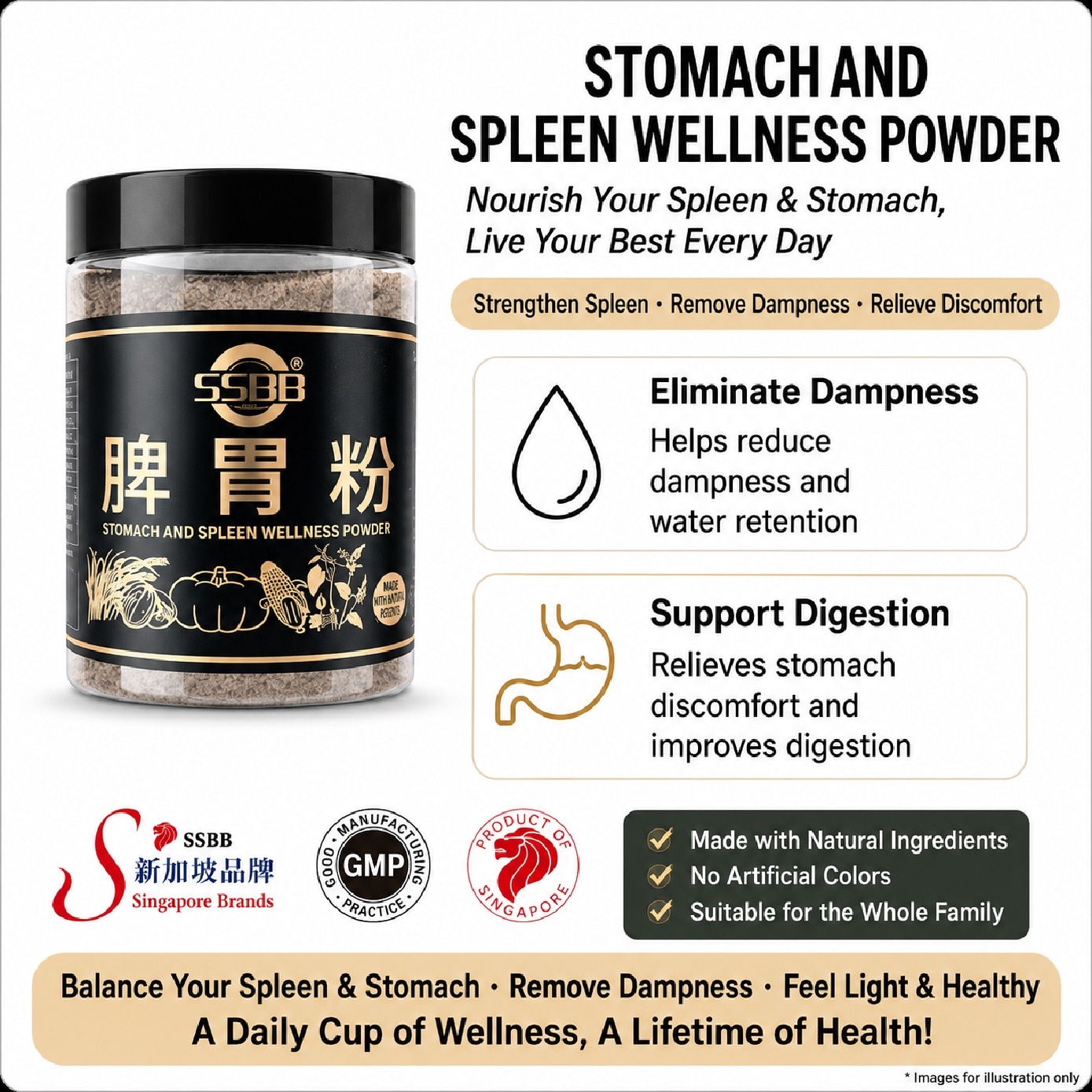 Stom and Spleen Wellness Powder 500g image