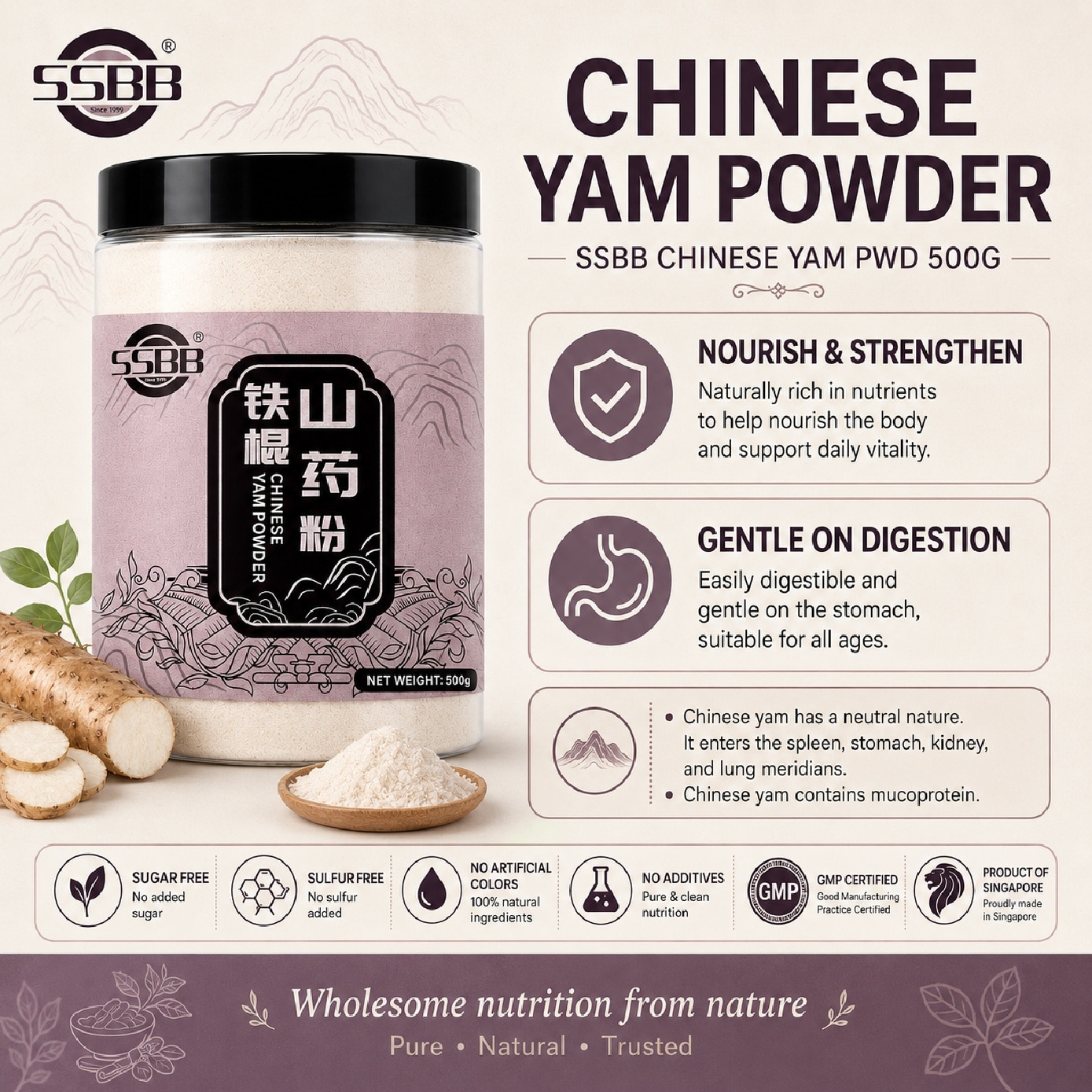 Chinese Yam Powder 500g