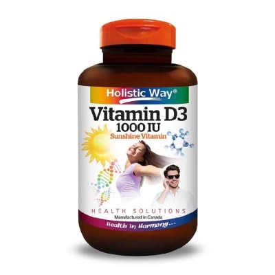 HOLISTIC WAY Vitamin D3 1000IU Capsules 100s