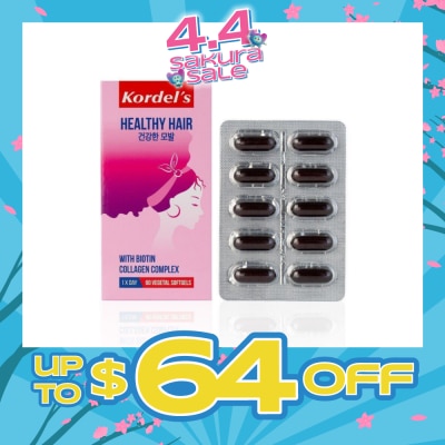 KORDEL'S - Healthy Hair 60 capsules (Expiry: Oct`2026)