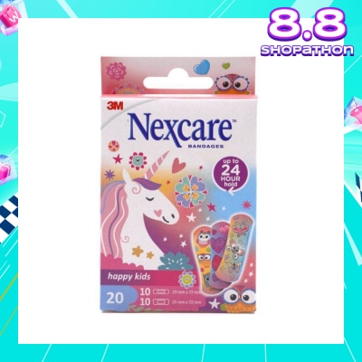 3M Nexcare Happy Kids Magic (Fun And Thin Plasters For Your Kid's Cuts, Scrapes Or Grazes) 20s