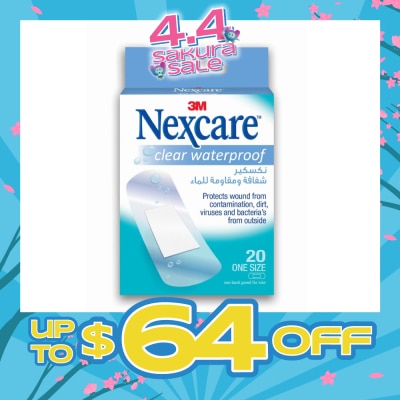 NEXCARE™ - Clear Waterproof Bandages 20s