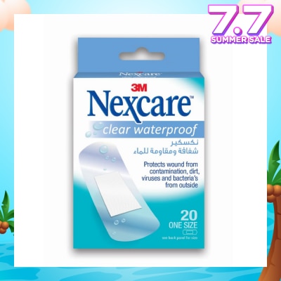 NEXCARE™ Clear Waterproof Bandages 20s