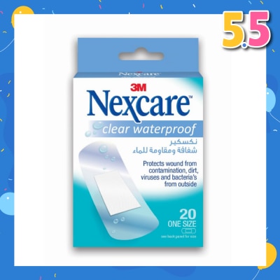 NEXCARE™ Clear Waterproof Bandages 20s