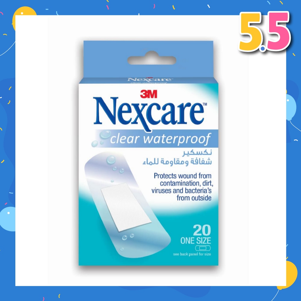 Clear Waterproof Bandages 20s