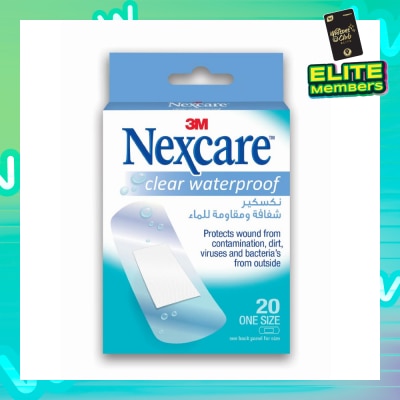 NEXCARE™ Clear Waterproof Bandages 20s