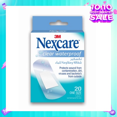 NEXCARE™ Clear Waterproof Bandages 20s