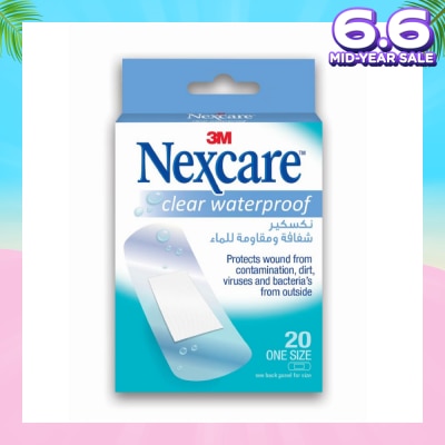 NEXCARE™ Clear Waterproof Bandages 20s