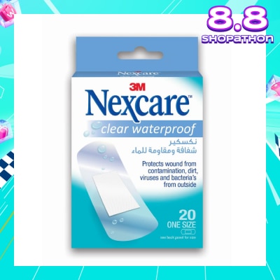 NEXCARE™ Clear Waterproof Bandages 20s