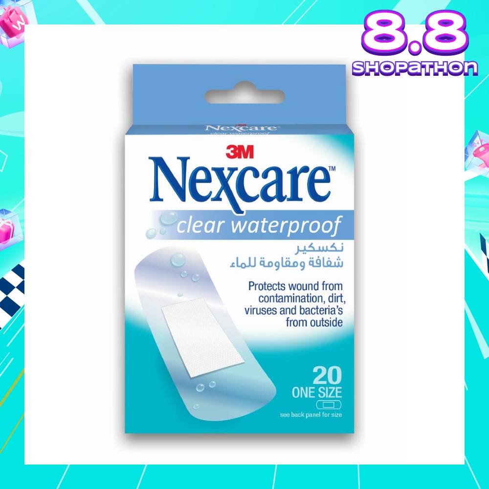 Clear Waterproof Bandages 20s