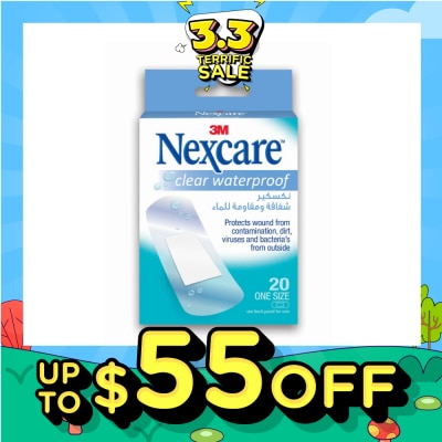 NEXCARE™ Clear Waterproof Bandages 20s