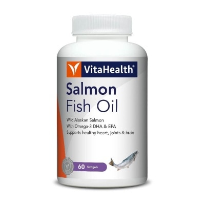 VITAHEALTH Salmon Fish Oil (Supports Skin, Heart, Joints And Brain Health) 60s