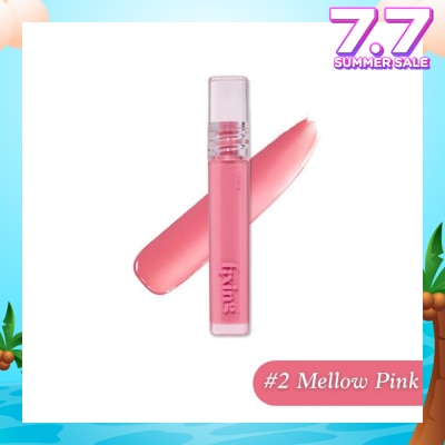 ETUDE Glow Fixing Tint (02 Mellow Pink), Moisturizing Lip Stain With A Glossy Shine Finish, Gently Fills Up With Comfortable Moisture 3.8g