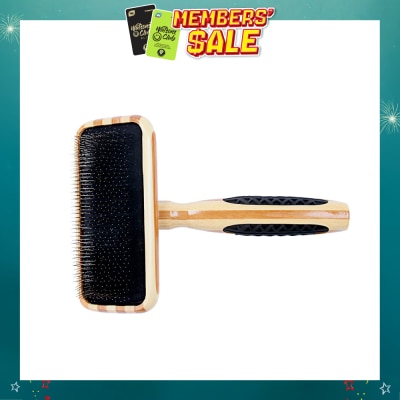BRASS BRUSHES - De-matting Slicker Style Pet Brush Soft Pin M 1s