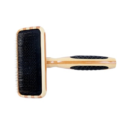 BRASS BRUSHES - De-matting Slicker Style Pet Brush Soft Pin M 1s