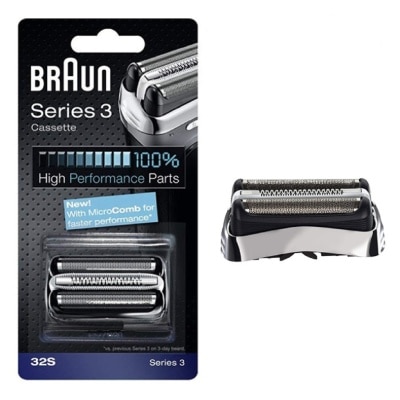 BRAUN - Series 3 32S Replacement Shaving Head Cassette 1s