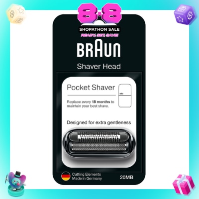 BRAUN - Series M 20MB M1012 Replacement Foil & Cutter Cassette 1s