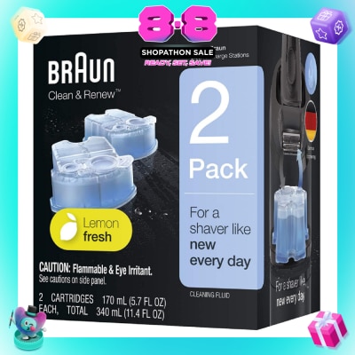 BRAUN - CCR2 Clean and Charge Station Replacement Refills 2s
