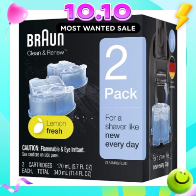 BRAUN CCR2 Clean and Charge Station Replacement Refills 2s image