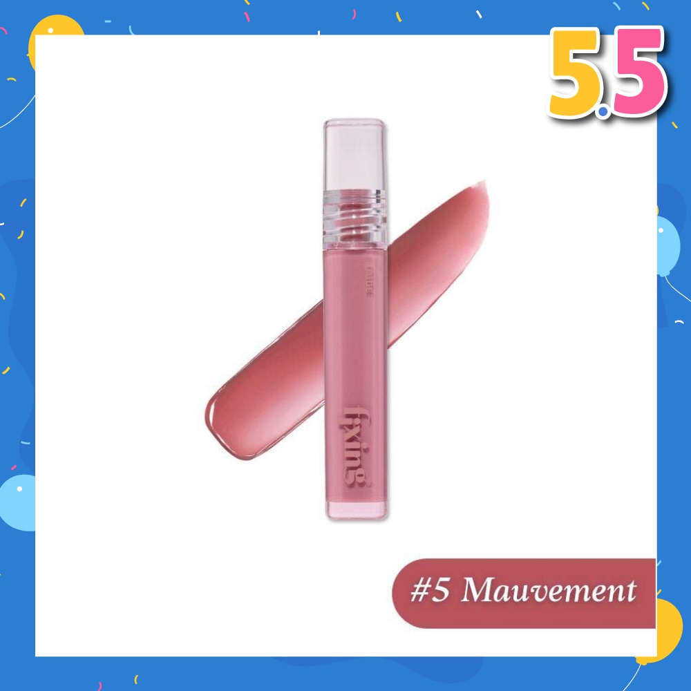 Glow Fixing Tint (05 Mauvement), Moisturizing Lip Stain With A Glossy Shine Finish, Gently Fills Up With Comfortable Moisture 3.8g