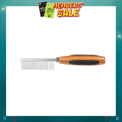 BRASS BRUSHES - Bass Style & Detangle Metal Pet Comb Wide 1s